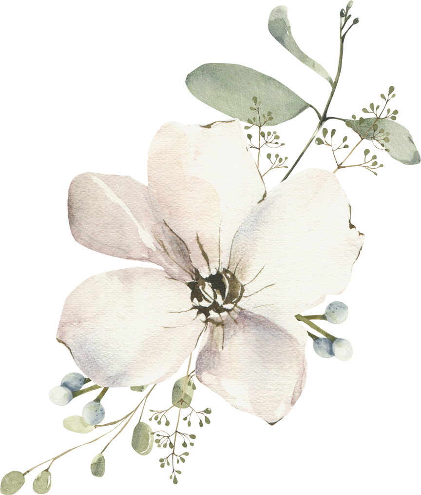 watercolor floral bouquet
